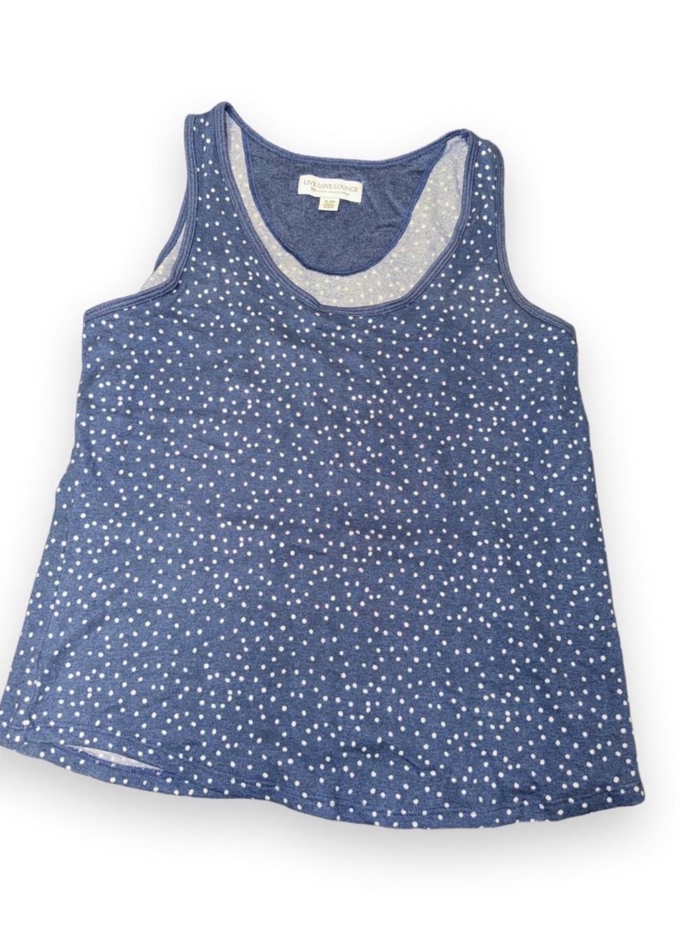 Karen Neuburger Blue Polka Dot Tank Top